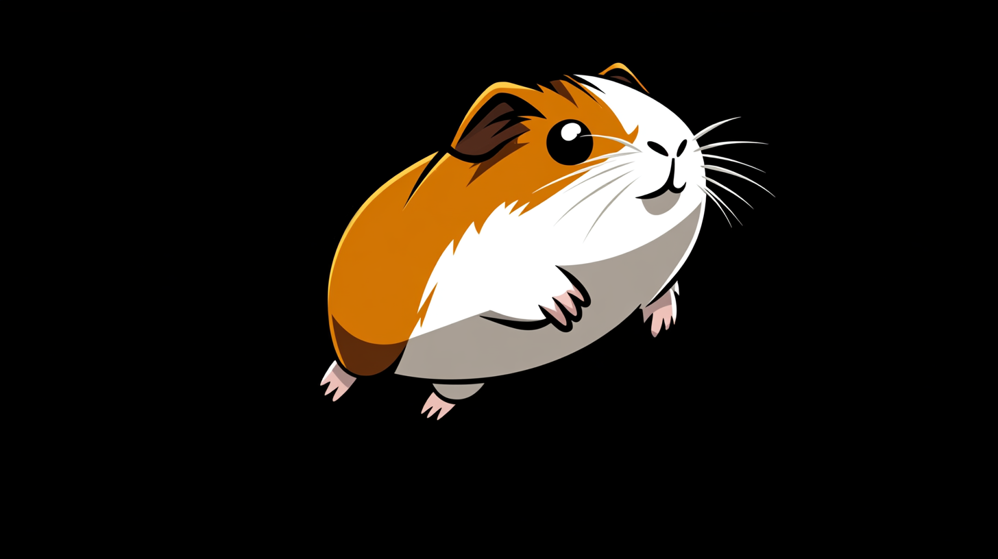 Popcorning Guinea Pig splash